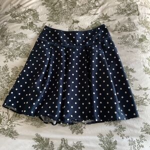 Navy dotted skirt from New York & Co., size 6